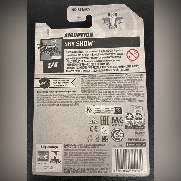 β
 π 4/20 π NEW 2023 MATTEL HOT WHEELS 1/5 HW SKY SHOW AIRUPTION #19/250 - Picture 2 of 3